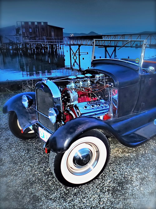 rat rod blue